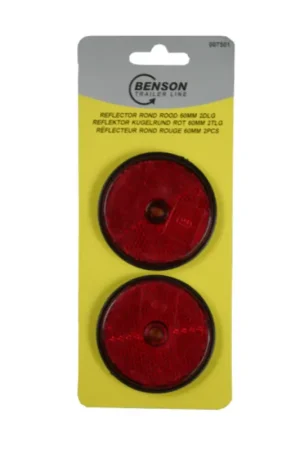 Reflector Rond Rood 2 stuks Goedkoop